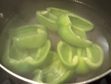 boiled green peppers for vegetarian stuffed peppers