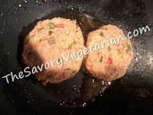 vegetarian burger patties