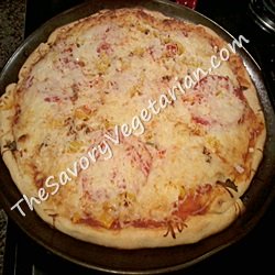 Super easy vegetarian pizza recipe