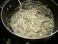 Filling for spinach enchiladas