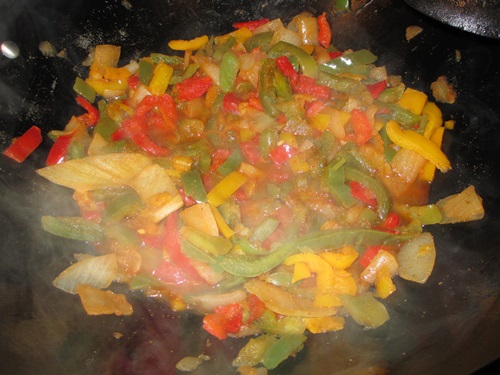 filling for vegetarian vegetable fajitas