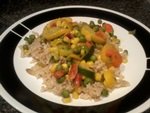 easy brown rice and vegetable stir fry recipe