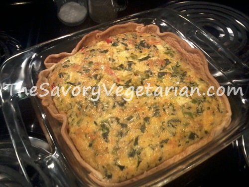 ready to eat vegetarian quiche recipe