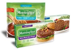 what do vegetarians eat? morningstar farms products