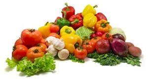 vegetarians eat fresh vegetables
